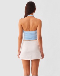 SNDYS - LEXIE TWIST HALTER TANK - ICONIC EXCLUSIVE
