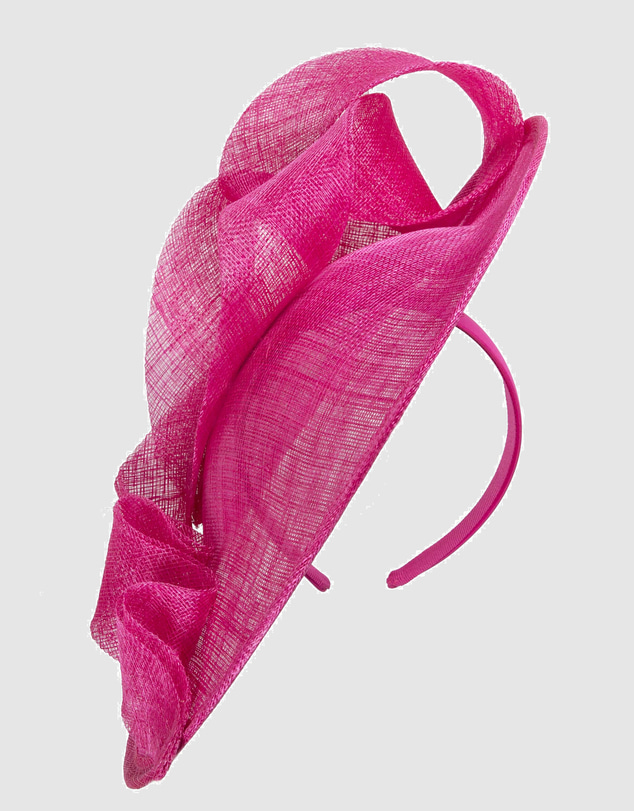 Max Alexander - Fuchsia Plate Racing Fascinator