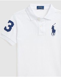 Polo Ralph Lauren - Big Pony Cotton Mesh Polo Shirt - ICONIC EXCLUSIVE - Babies-Teens
