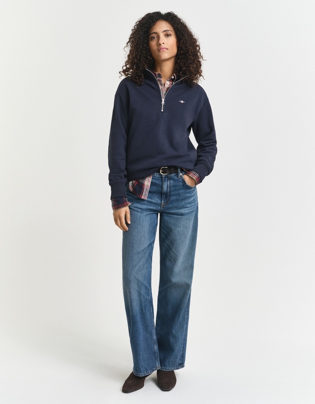 Gant - Shield Half Zip Sweatshirt
