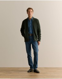 Trenery - Relaxed Fit Mid Wash Jean in Indigo Blue