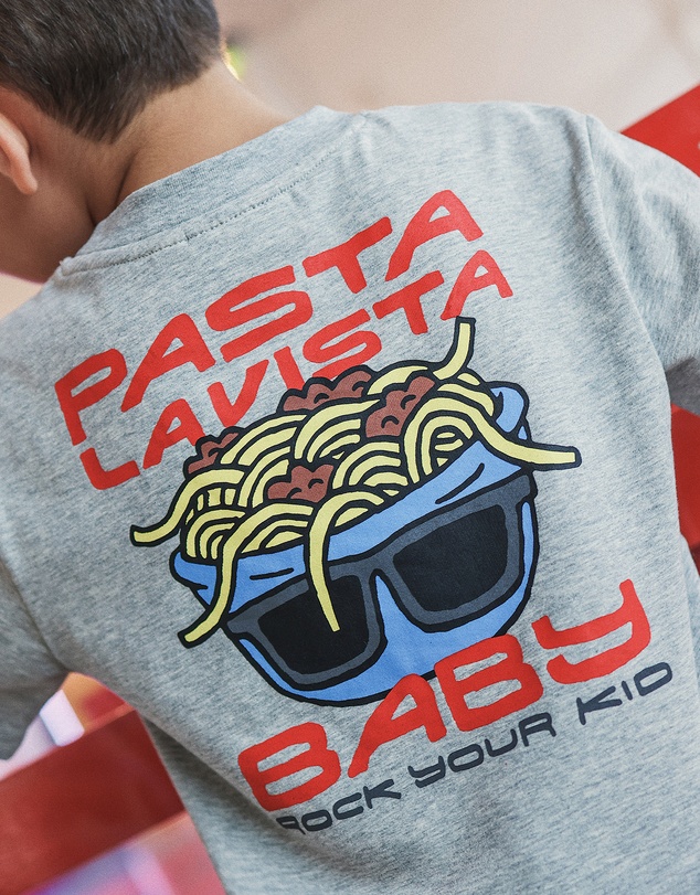 Rock Your Kid - Jet Tee in Grey Marle