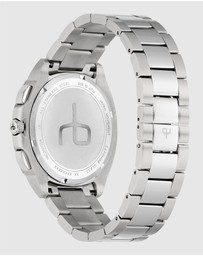 rag & bone - Rag & Bone Bleeker Silver-Tone Chronograph Watch