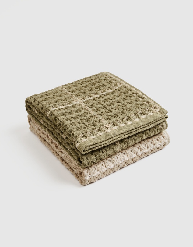 Country Road - Meeka Australian Cotton Check Tea Towel Pack Of 2