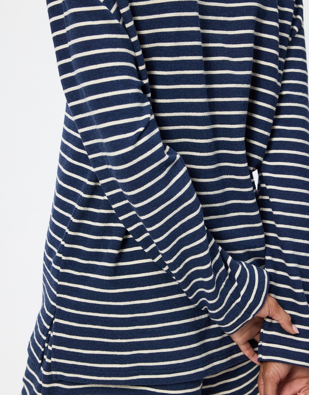 Zulu & Zephyr - Stripe Jersey Long Sleeve Top ICONIC EXCLUSIVE