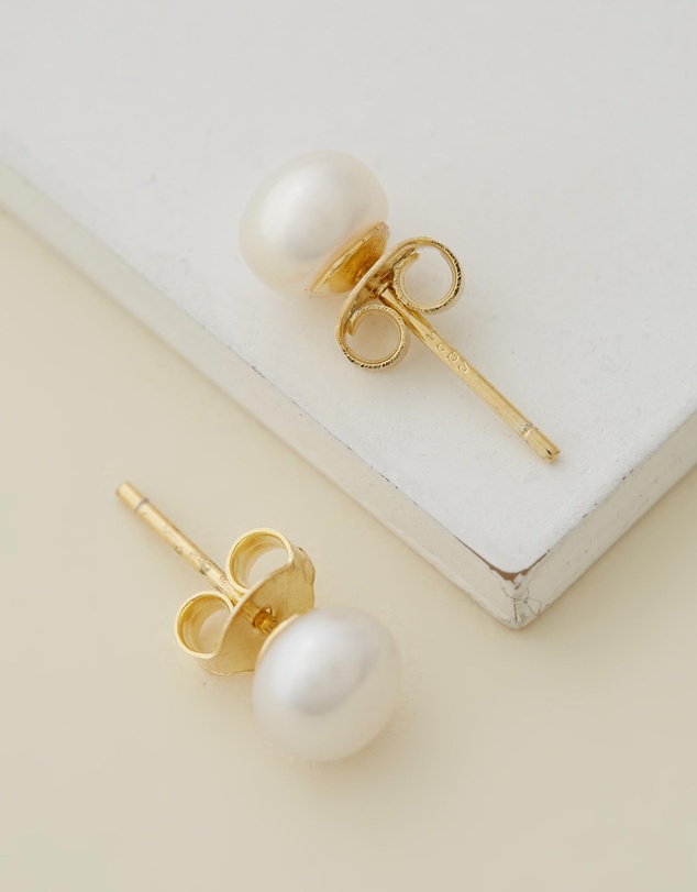 Moira Hughes - The White Label - Freshwater Pearl Studs