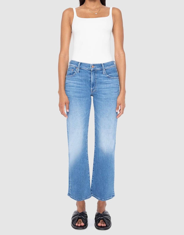 MOTHER - The Mid Rise Zip Rambler Ankle Jeans