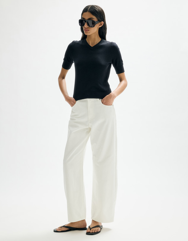 Minima Esenciales - Rilo Organic Cotton Cashmere V Neck