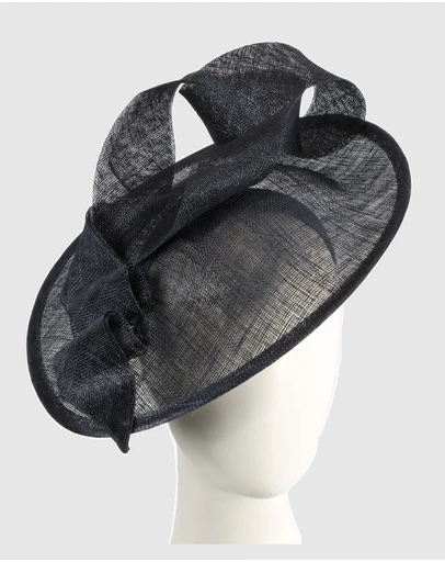 Max Alexander - Navy Plate Racing Fascinator