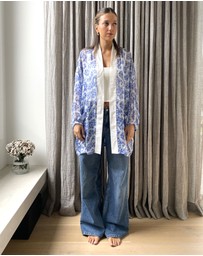 SILK MAGNOLIA - Silk Kimono