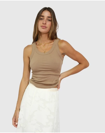 Belle & Bloom - Last Time Ribbed Tank Top