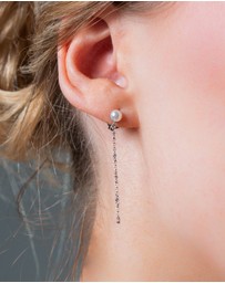 Georgini - Globe Silver Earrings