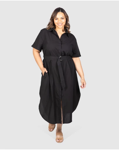 Love Your Wardrobe - Molly Poplin Shirt Dress