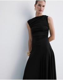 M.N.G - Asymmetrical Flared Dress