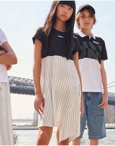 DKNY - Denim Bermuda Shorts - Kids-Teens