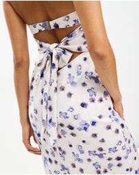 Third Form - Blue Bell Bias Strapless Dress