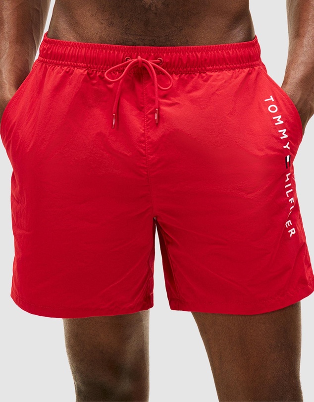 Tommy Hilfiger - Original Logo Mid Length Swim Shorts