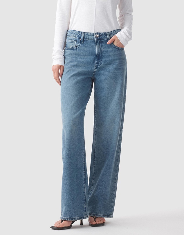 Outland Denim - Olive Cooke x Outland Denim Mid Slouchy Wide Jeans