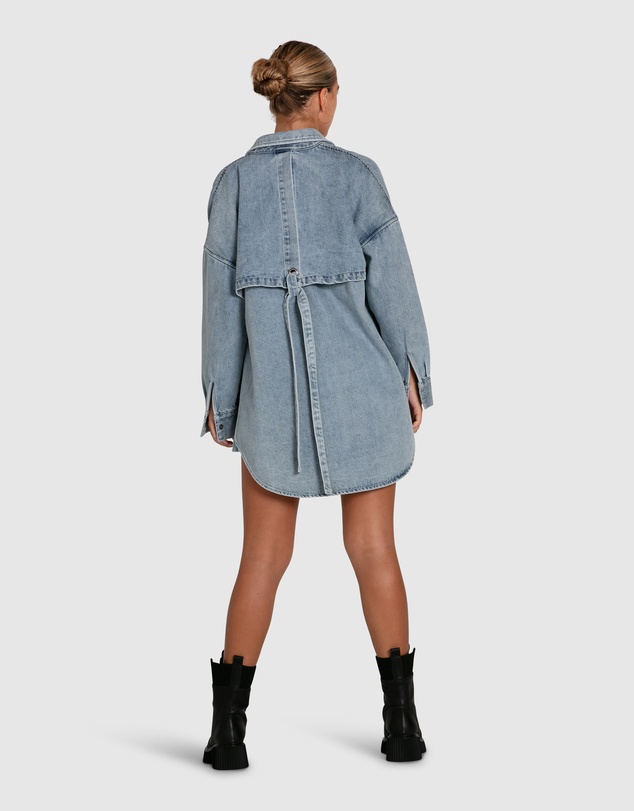 Belle & Bloom - Into Him Oversized Denim Shirt