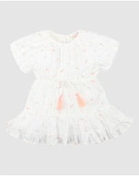 Bebe by Minihaha - Palm Cove Ditsy Print Tiered Dress