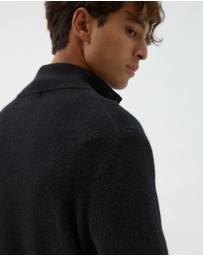 AERE - Merino Wool Quarter Zip Sweater