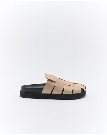 Walnut Melbourne - Dune Leather Mule