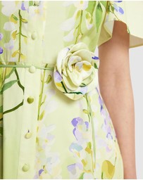 LEO LIN - Bianca Short Sleeve Midi Dress