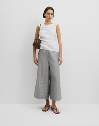 Country Road - Ruched Linen Tank