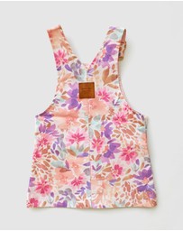 WITH LOVE FOR KIDS - Hazel Denim Pinafore Dress - Babies - Kids