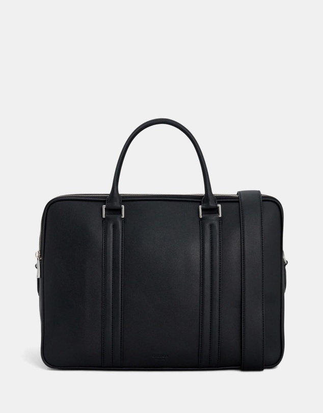 Oroton - Nicholas Double Zip Briefcase Smooth