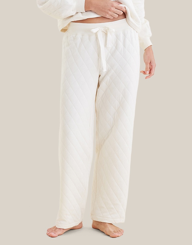 Papinelle - Quilted Cotton Straight Leg Pant