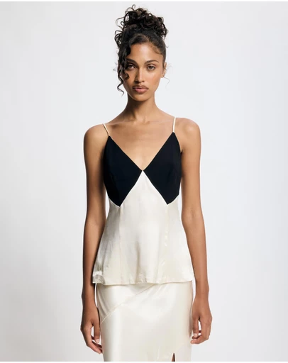 Lover - Margot Contrast Satin Cami