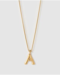 Arms Of Eve - Luxe Letter Necklace - Large