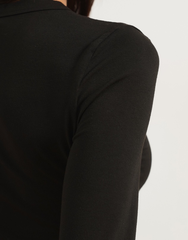 Atmos&Here - Tilly Asymmetrical Button Through Jersey Top