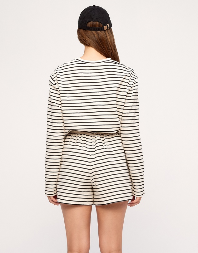 Zulu & Zephyr - Stripe Jersey Sport Shorts