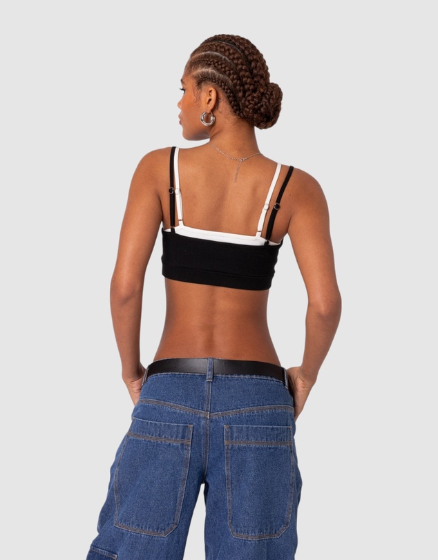 EDIKTED - Gracie layered bra top