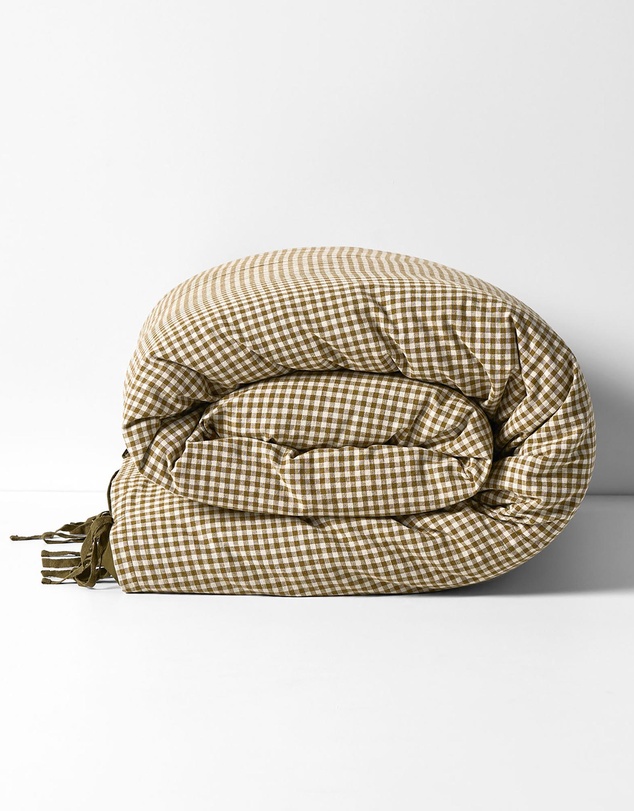Aura Home - Mini Gingham Quilt Cover