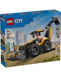 LEGO - 60480 Yellow Backhoe Loader