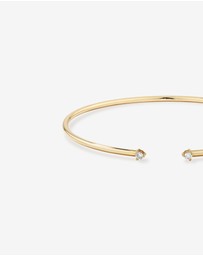 Michael Hill - Diamond Torque Bangle in 10kt Yellow Gold