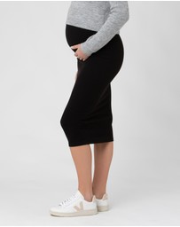 Ripe Maternity - Ribbed Knit Pencil Skirt