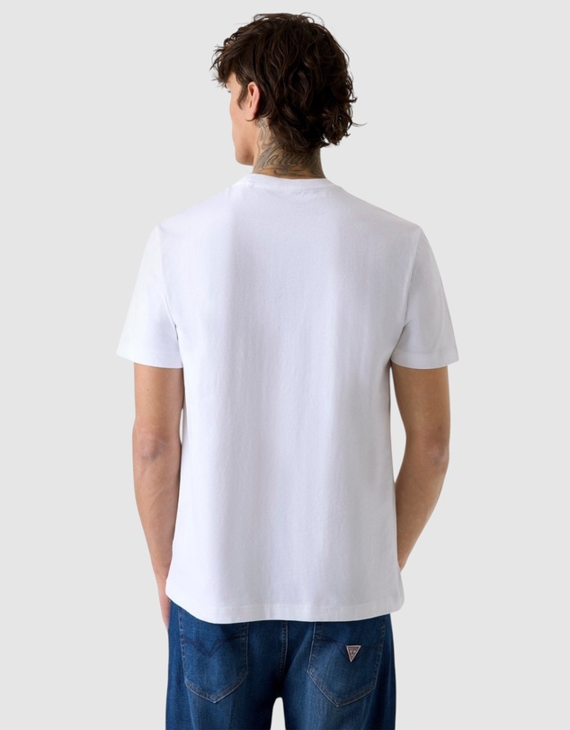 GUESS - Short Sleeve Triangle Stitchings T-Shirt
