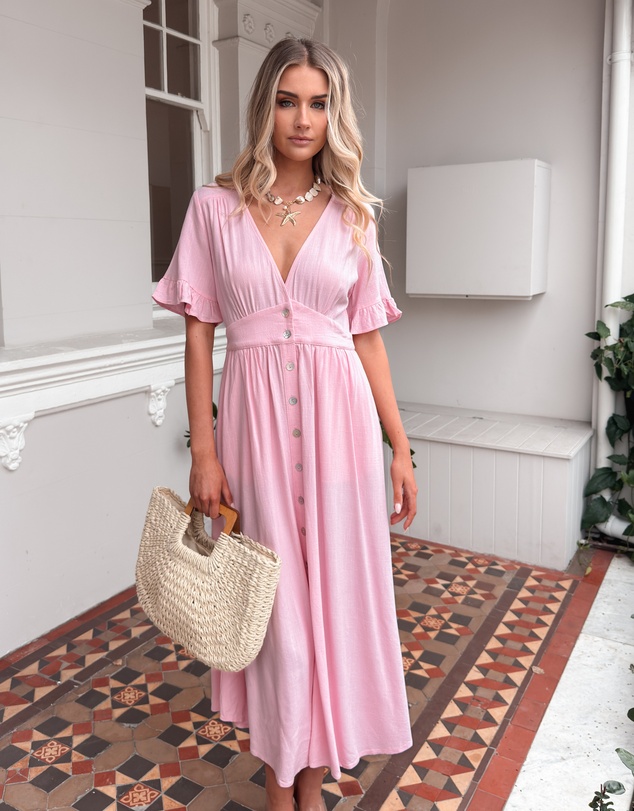 Esther & Co - Korbela Dress - Powder Pink