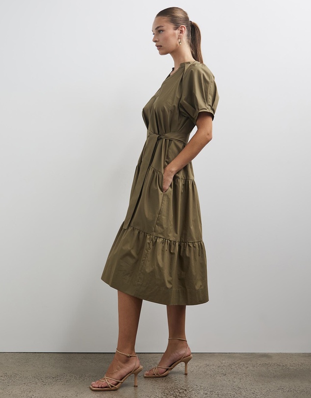Lindsay Nicholas New York - Cotton Joan Midi Dress