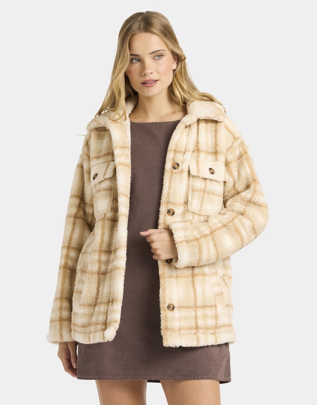 Billabong - Womens Check Ya Button-through Jacket