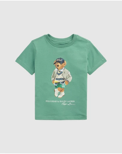Polo Ralph Lauren - Polo Bear Cotton Jersey Tee - Babies-Kids