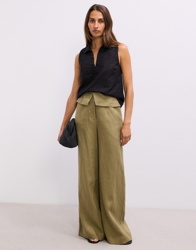 The Fated - Lara Collared Vest Top