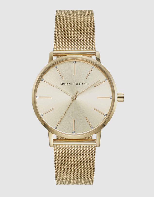Armani Exchange - Gold-Tone Women's Analogue Watch