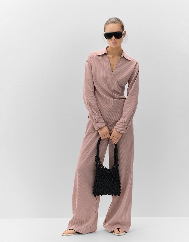 UNISON - Stripe Wide Leg Pant