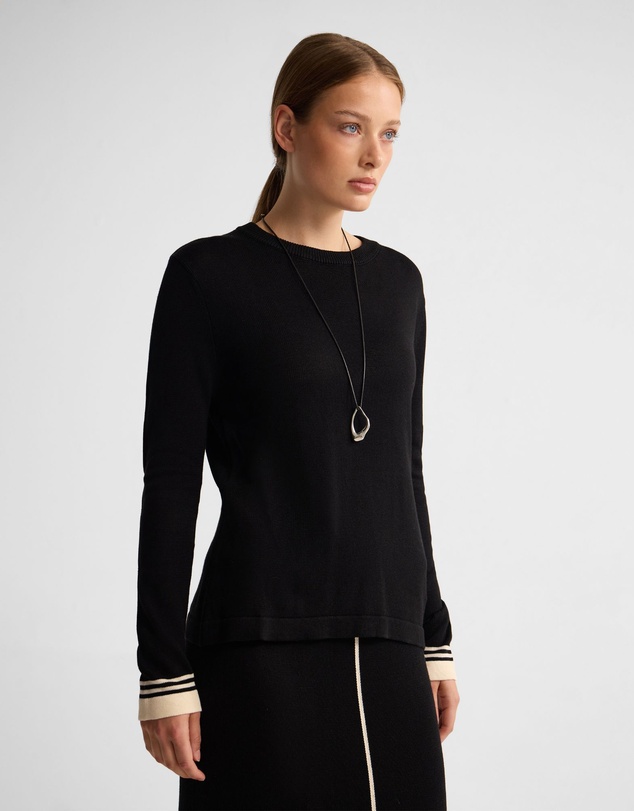 Oxford - Lettie Stripe Knitted Top