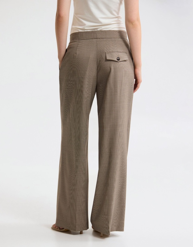 Oxford - Belle Houndstooth Wool Pant